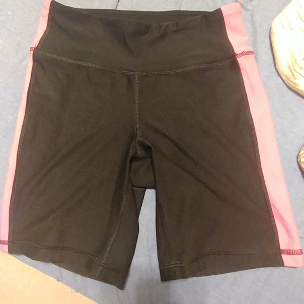 🌟Black and Hot Pink Bicycle shorts